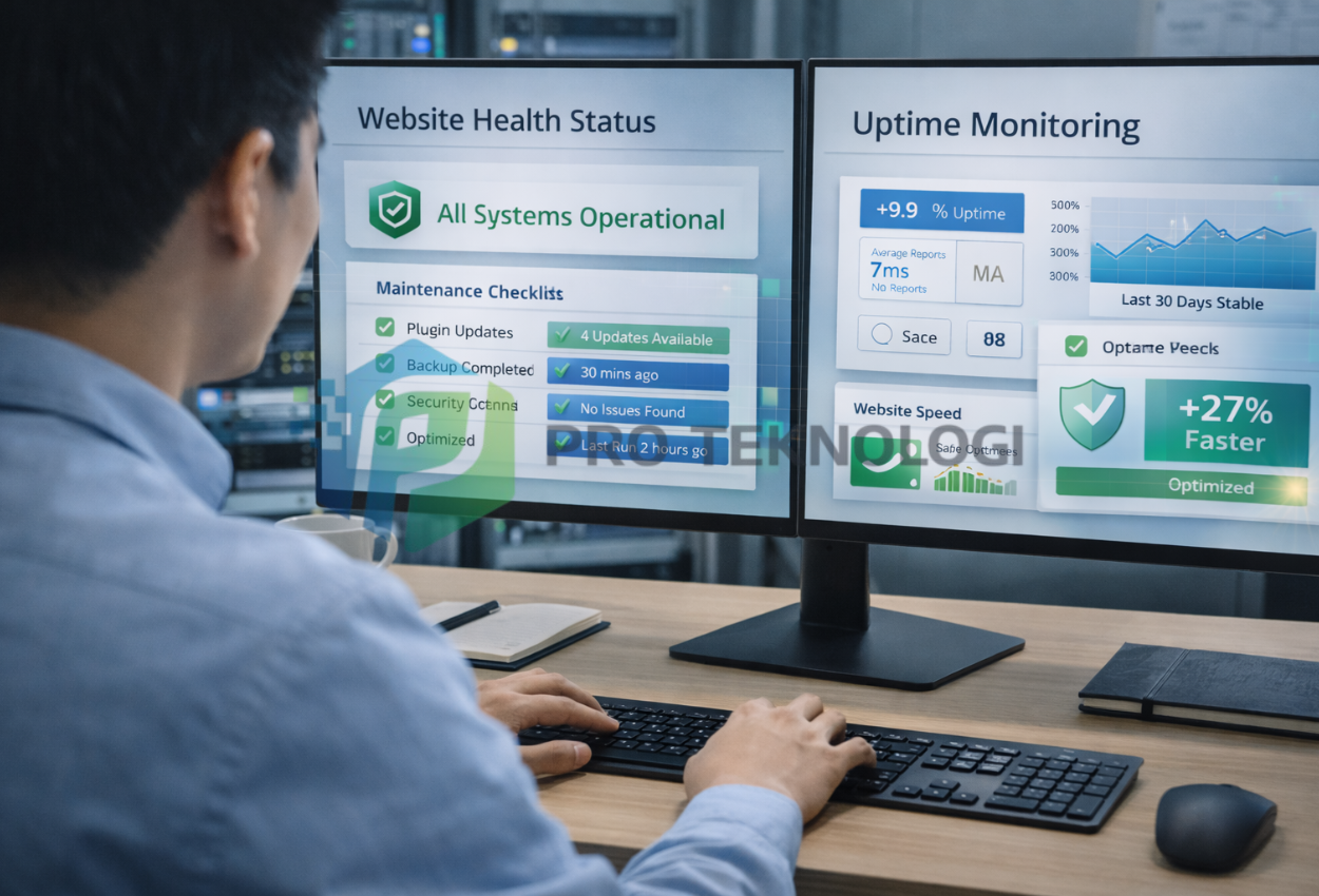 Jasa Pembuatan Website Bogor dengan Fungsi Support dan Maintenance